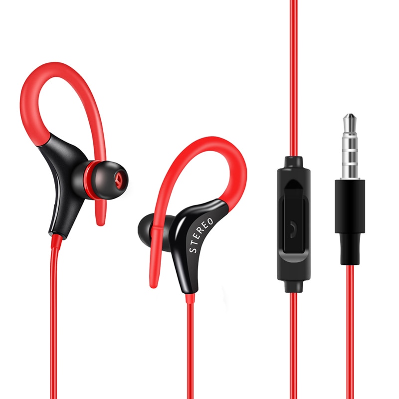 Universal In-Ear Sports Headphones with Microphone