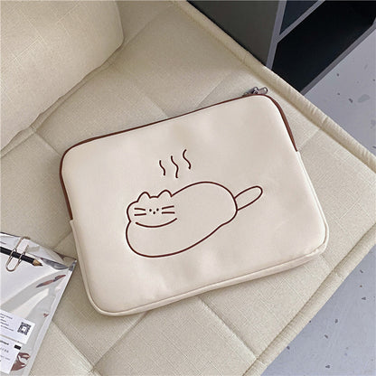 Cute Embroidered Animal Tablet Protective Sleeve Bag